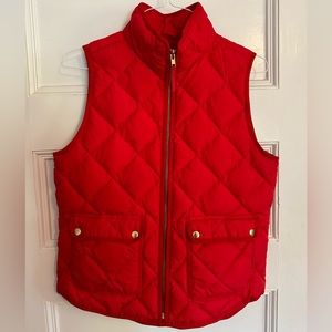 JCrew excursion vest red.